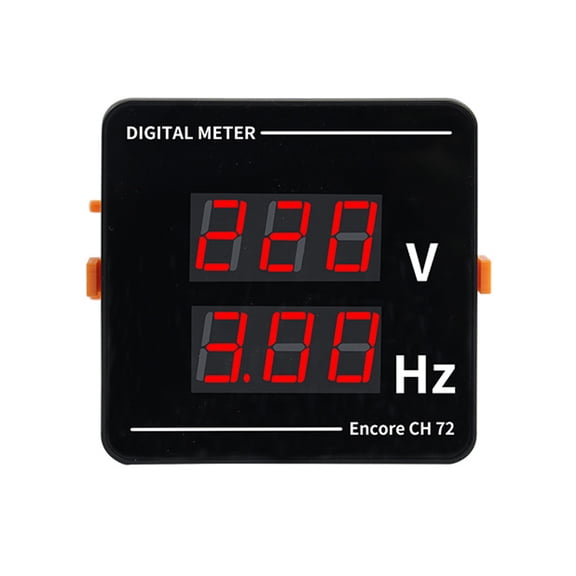 High Accuracy Embedded Voltmeter HZ Tester Panel Mounting LED Display Voltages Frequency Tester Gauge Enduring