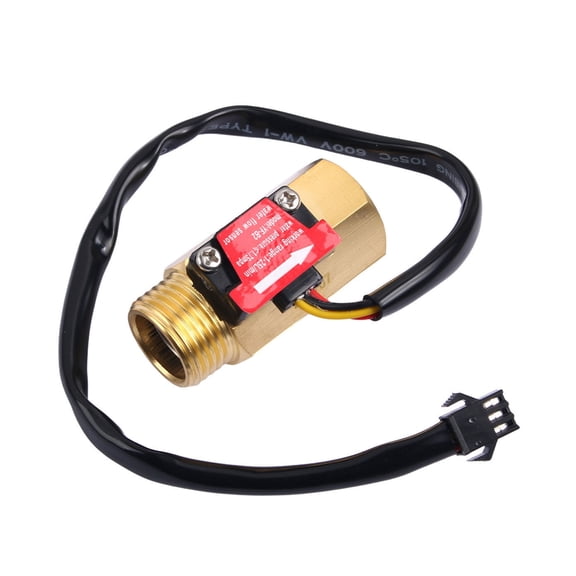 High Accuracy G1/2" Hall Effect Flows Sensors For Liquid Flows Counter In 1.25L/min Capacity Up To 1.75MPa Durability