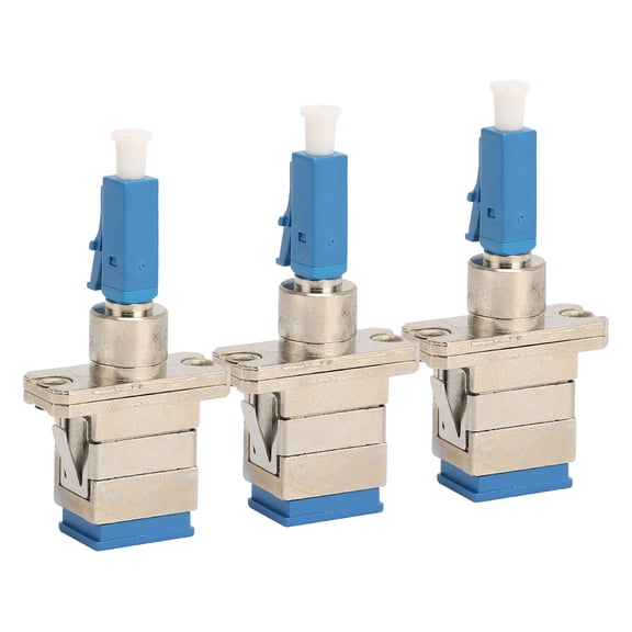 High Accuracy LC Male to SC Female Fiber Optic Adapter Low Loss Hybrid Optical Network Connector for Visual Fault Locator and Power Meter 2 Pack
