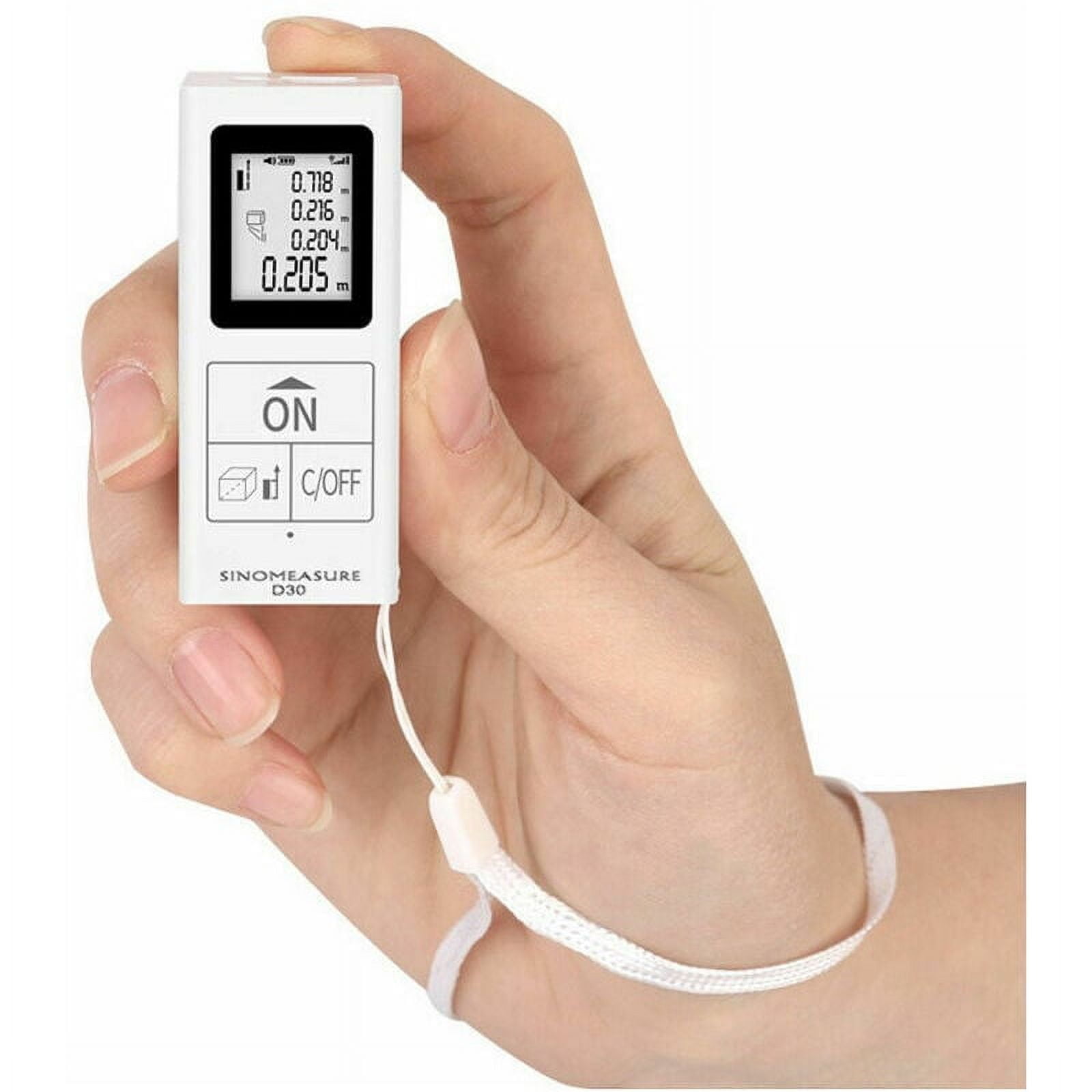 High Accuracy Laser Tape Measure, Compact Measurement Tool with LCD ...