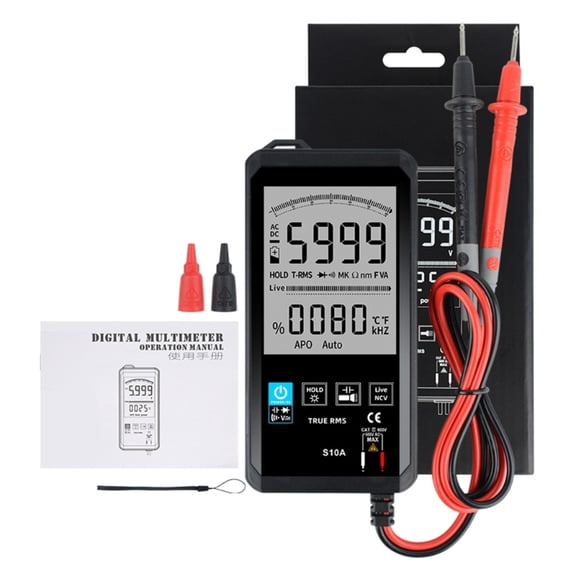 High Accuracy Multimeter with Color Screen NCV Function Auto-range Voltmeter