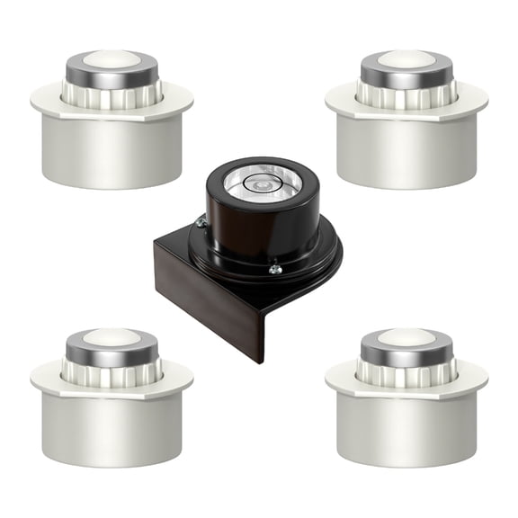 High Accuracy Plastic Bubble Level And 4 Measuring Scale Clips Measuring Equipment For Builders And Handymen