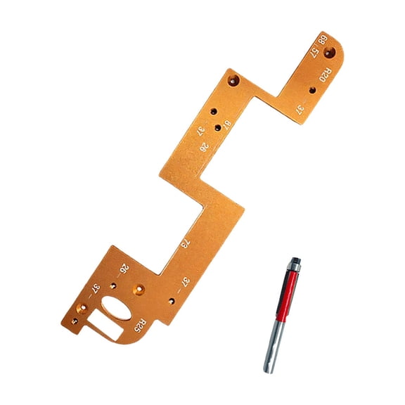 High Accuracy Slotting Guide Cabinet Hardware Installation Tool For Cabinet Making And Furniture Repair Projects