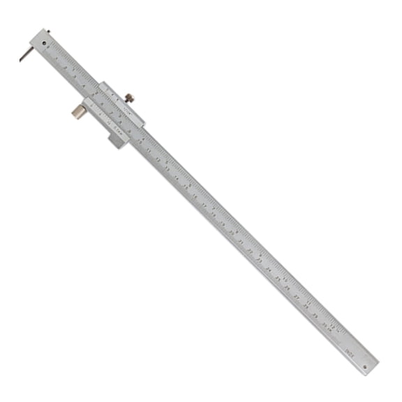 High Accuracy Stainless Steel Vernier Caliper Easy Carry Design Double Inch and MM Scale Marking for Hobbyists
