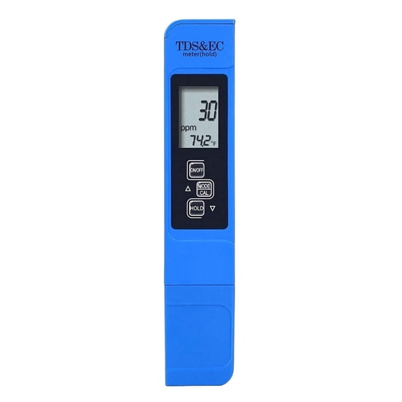 High Accuracy TDS Meter Digital Water Tester Digital 0-14 PH Meter Tester 0-9990ppm TDS&EC LCD Water Purity PPM Aquarium Filter
