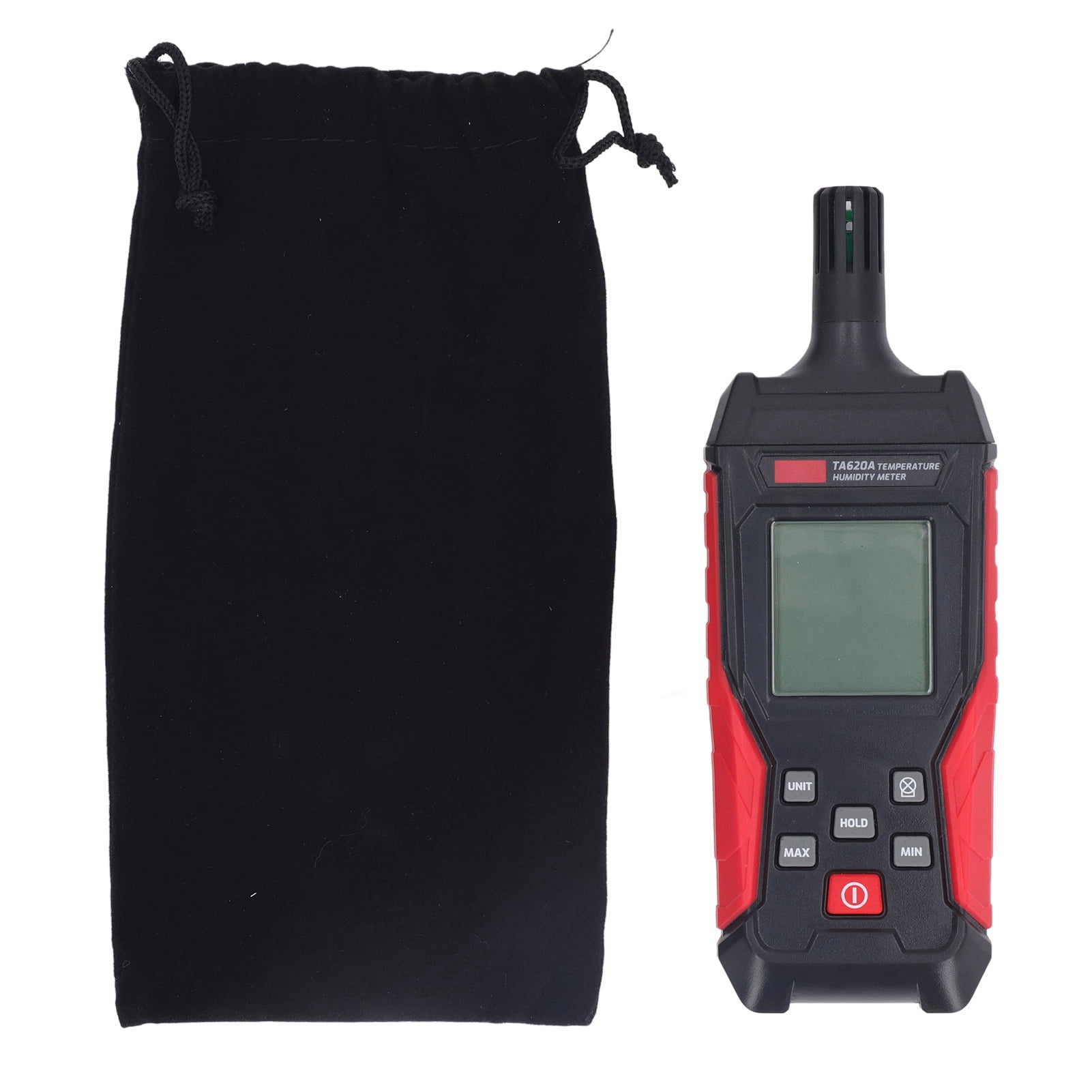High Accuracy Temperature Humidity Meter, ABS Lightweight Automatic Shutdown Temperature Humidity Meter Erosion Resistant  For Indoor