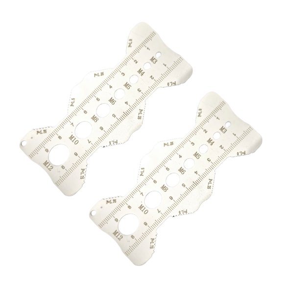 High Accuracy Thread Gauge Screw Measuring Caliper for Accurate Thread Pitches Diameter and Length Evaluations Mechanical