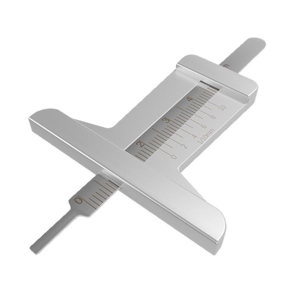 High Accuracy Tire Tread Depth Gauge Feeler Tool Stainless Steel Car Tire Wear