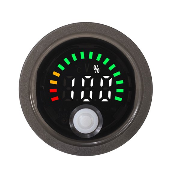 High Accuracy Waterproof Digital Voltmeter Automotive Tester For Motorbike Vehicle Solar Systems