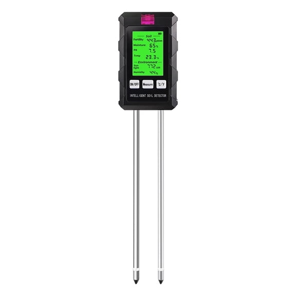 High Accurancy Soil PH Meter 6 in 1 Soil Moisture PH Temperature Sunlight Fertility Tester For Garden Planting Soil Detector