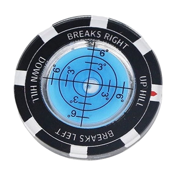 High Accurate Golfs Marker for Improved Putting Skills Round Spirit Levels for Enhancing Accuracy