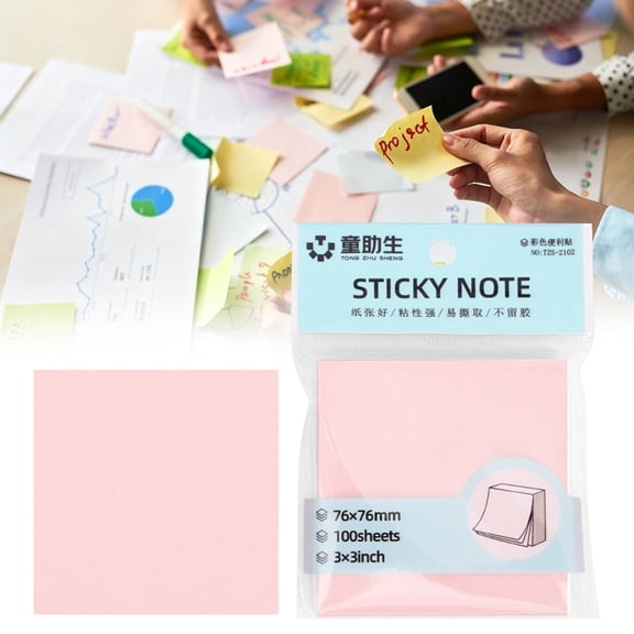 High Adhesive Sticky Notes Office Notes Post It Notes High Quality Strong Adhesive for Home Use - Style B Multi-Purpose Office Notes