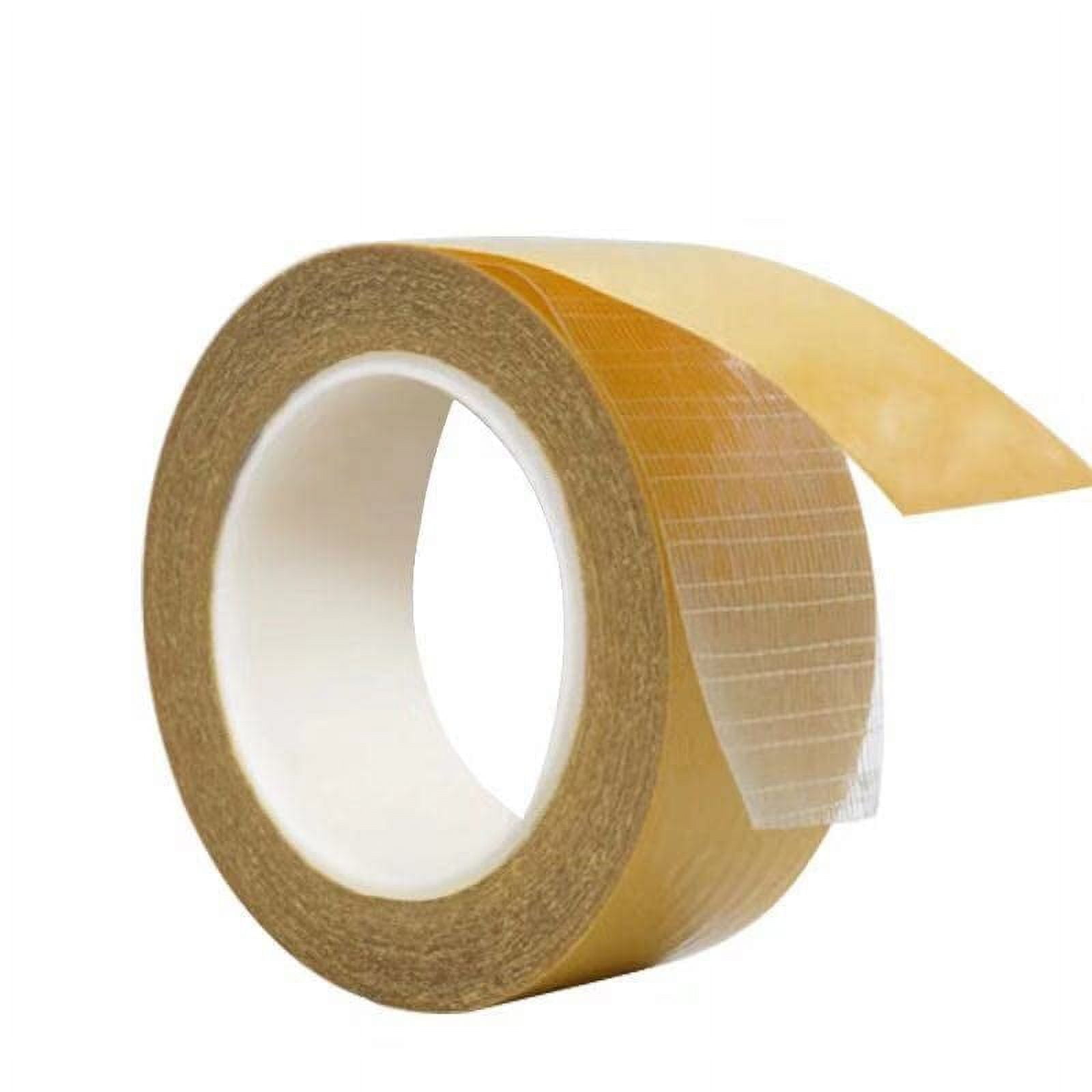 Wod Tape Dcct61hm Double Sided Carpet Tape - 1/2 in x 36 yds - High Adhesion, Yellow