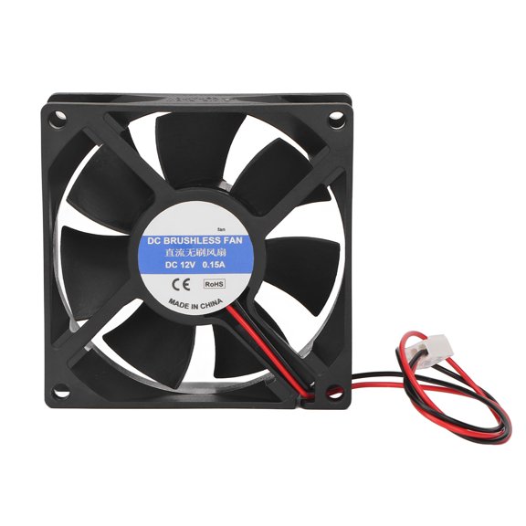 High,Airflow 80mm Computer Case Fan, 7 Blades, Quiet Operation, Ideal For CPU Cooling