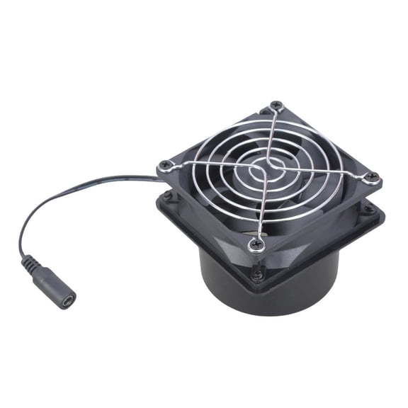 High Airflows 12V Ventilation Blower Fan With Removable ABS Housing For Grow Tents Server Cooling And DIYer Applications