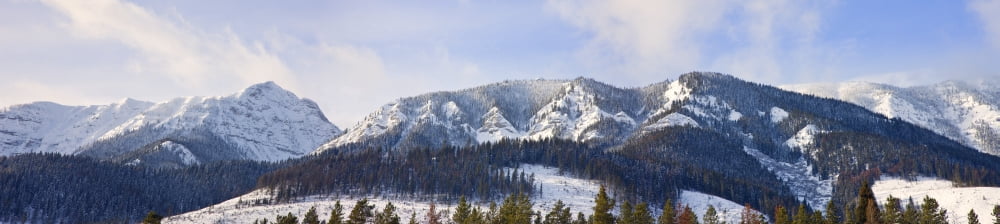 High Alpine Basin Elk Valley British Columbia Canada Canvas Art - Carson Ganci Design Pics (45 x 10)