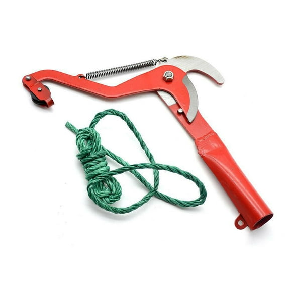 High Altitude Pruning Shear Extendable Tree Pruner Saw Head Ideal for Outdoor High-Altitude Branches and Fruit Tree Pruning Without Pole Control With Rope for Effortless Cutting
