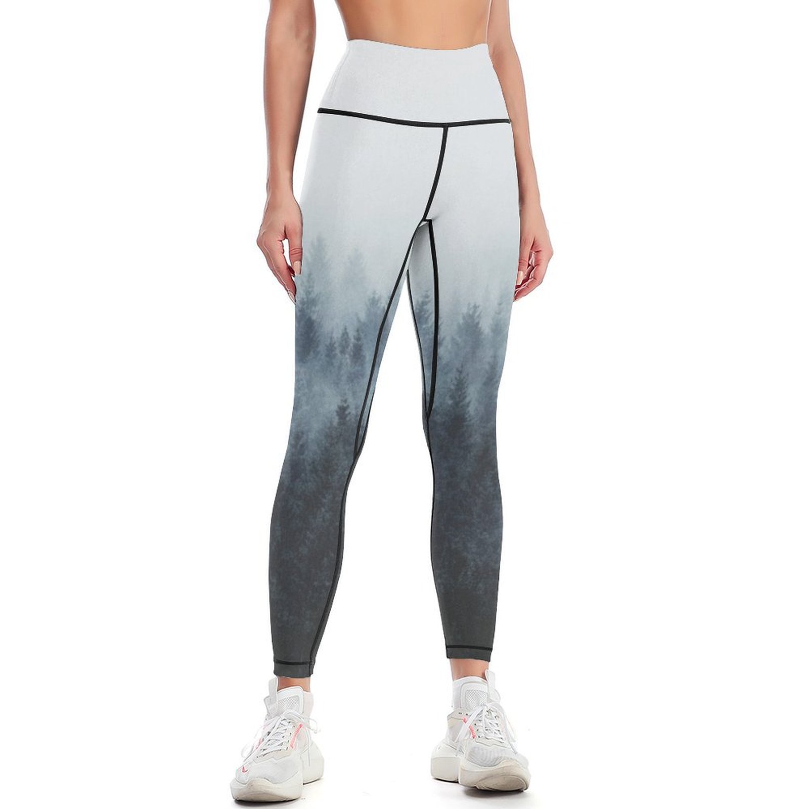 High And Low Leggings for fitness Women's sportswear sportswear for gym sports for push up Womens Leggings