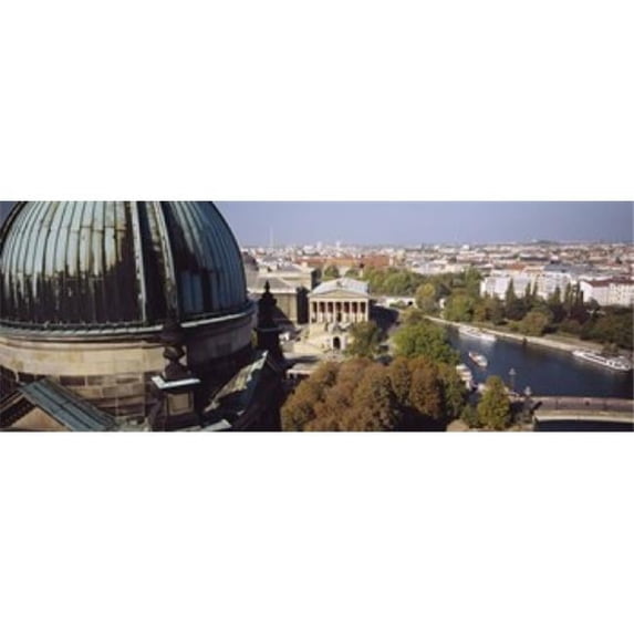 High Angle View Of A City Berlin Germany Poster Print by - 36 x 12