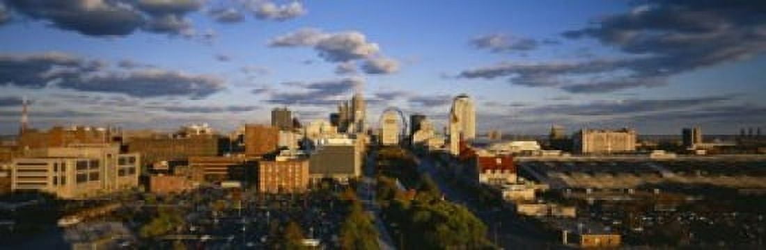 High Angle View Of A City St Louis Missouri USA Canvas Art - Panoramic Images (18 x 6)