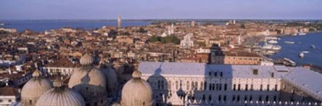 High Angle View Of A City Venice Italy Canvas Art - Panoramic Images (18 x 6)