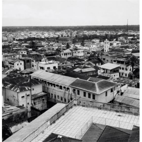 High Angle View of a City Zanzibar Tanzania Poster Print - 18 x 24 in.