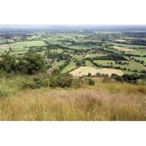 High Angle View of a Crowd of People Standing Poster Print - 18 x 24 in.