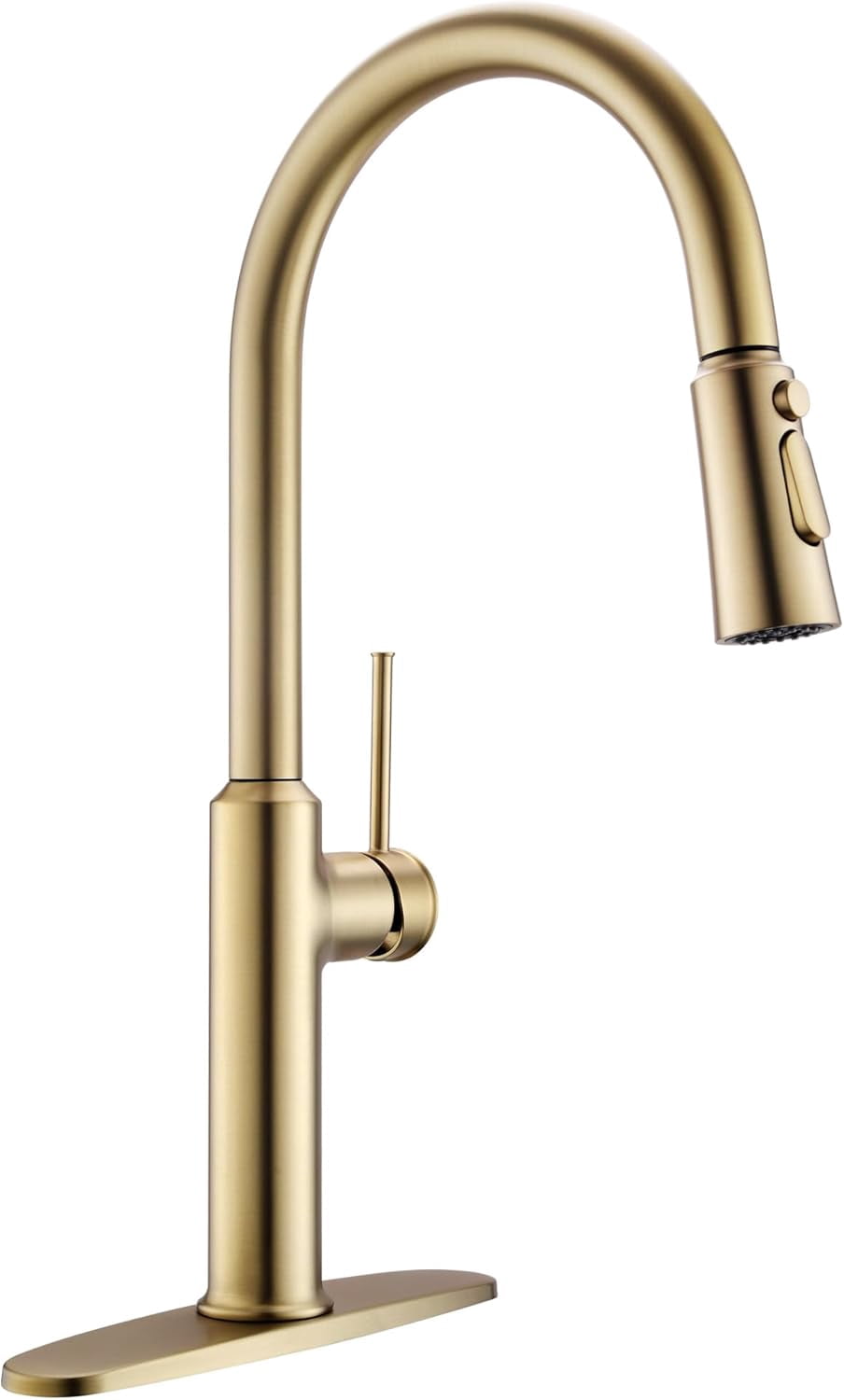 High-Arc Single Handle Kitchen Sink Faucets with Pull Down Sprayer ...