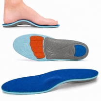 WalkHero Plantar Fasciitis Insoles for Men & Women, Pain Relief, High ...