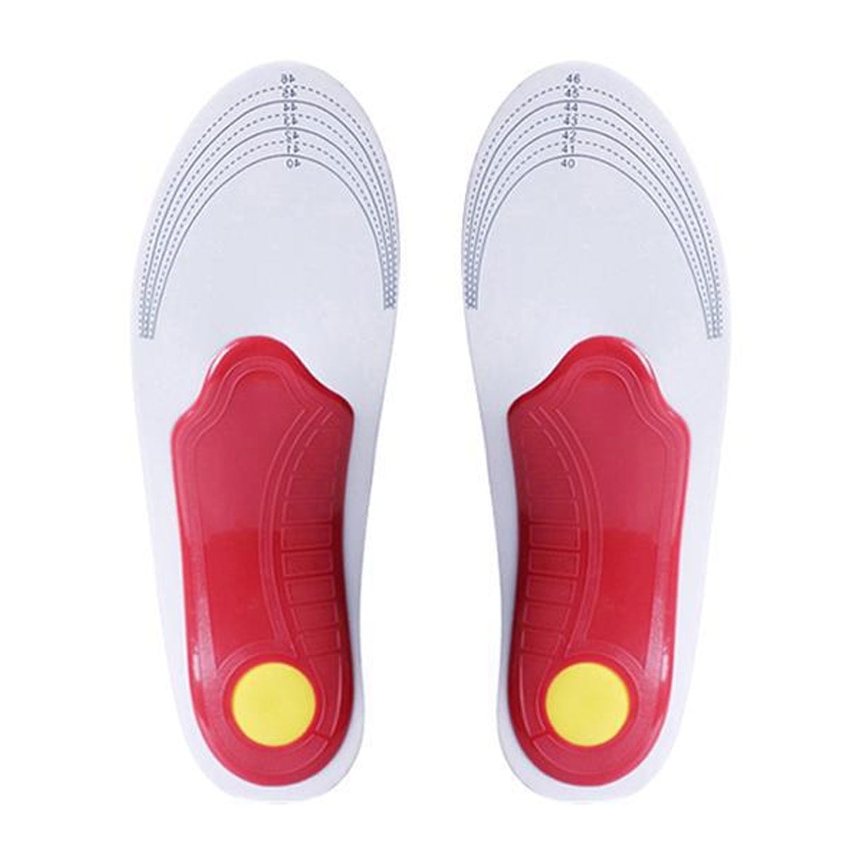 High Arch Support Orthotic Insoles, Ergonomic Design Plantar Fasciitis ...