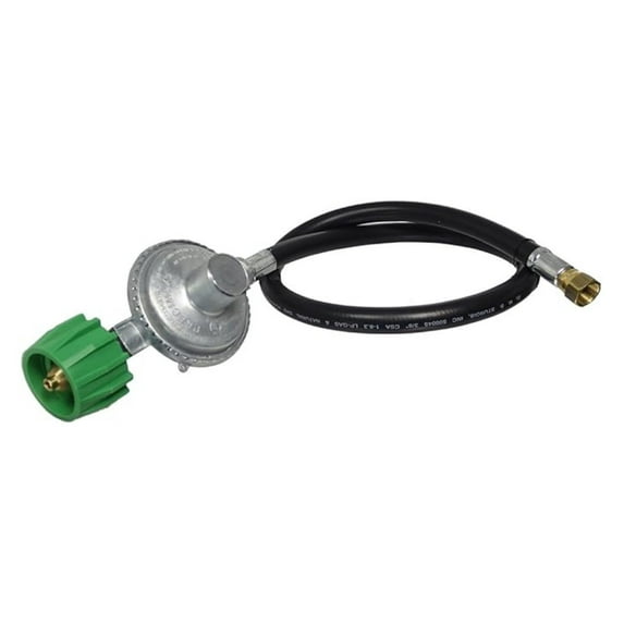 High BTU Propane Gas Grill Hose & Regulator (120 Inches)
