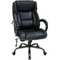 High Back Big & Tall 500lb Leather Office Chair Heavy Duty Executive
