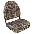 thumbnail image 1 of High Back Camo Boat Seat, Mossy Oak Shadowgrass, 1 of 1