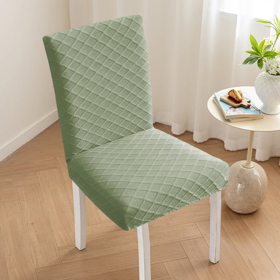High Back Chair Covers for Dining Room, Stretch Elastic Slipcovers Full Protection Washable Seat Protector, Banquet Wedding Chair Cover for Kitchen Restaurant Home