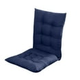 thumbnail image 1 of High Back Chair Cushion, Indoor Outdoor Seat and Back Chair Rocking Pads, Lounges Porch Seat Cushion with Ties for Patio Furniture(Navy), 1 of 6