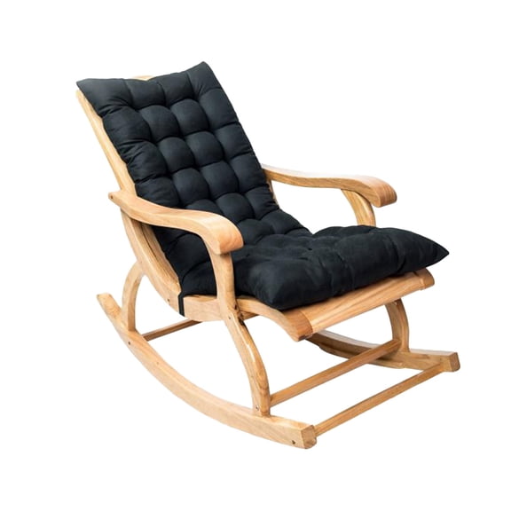 High Back Chair Cushion with Memory Foam, Thickened One-Piece Dining Kitchen Office Chair Pad with Secure Ties, Indoor Outdoor Furniture Seat Cushion for Enhanced Comfort and Support