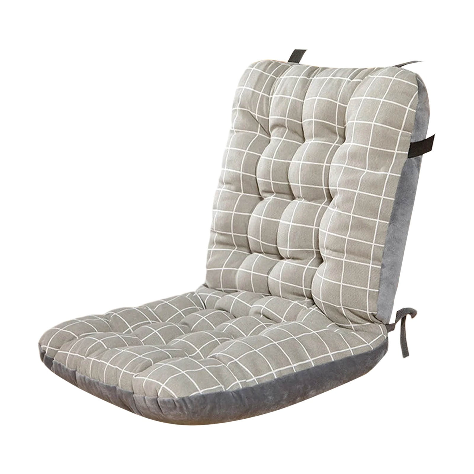 Indoor Outdoor Chair Pads Cushion, High Back Chair Cushions, Dining -Kitchen -Office Chair Seat Cushion with Ties Thickened One-Piece Outdoor Indoor Furniture Chair Seat Cushion