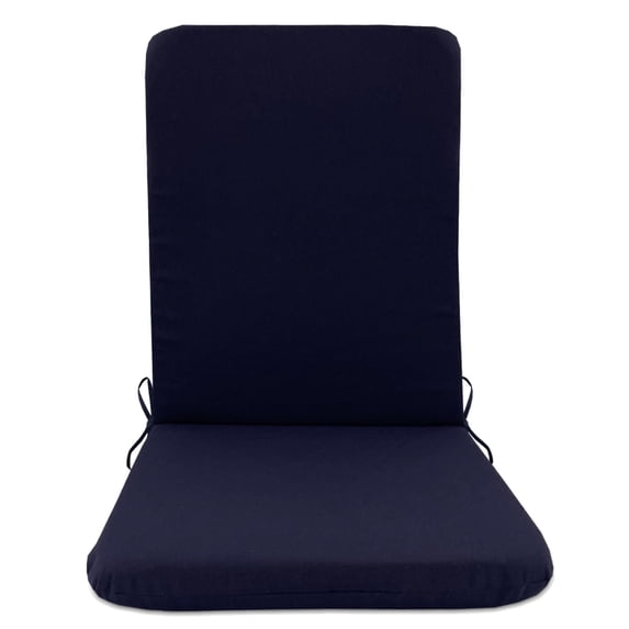 High Back Chair Cushion with Foam Fill,Waterproof,Fade-Resistant Patio Dining Chair Cushion,Indoor/Outdoor Use,Washable Chaise Lounge Seat Cushion for Lawn,Deck,and Garden Furniture