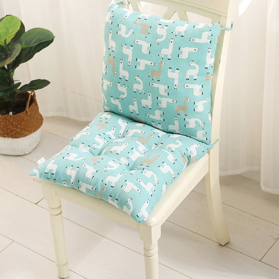 High Back Chair Cushion with Straps, All-Weather Indoor Outdoor Patio Furniture Cushion, Waterproof Rocking Chair Pad for Porch Swing, Garden Bench Seat Cushion, Tufted Design Comfort Support