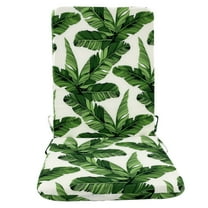 High Back Chair Cushions for Outdoor Use Patio Furniture Cushions Water Repellent and Fade Resistant Seat Cushion with Ties for Rocking Chairs Garden Porch Dining All Weather Decor