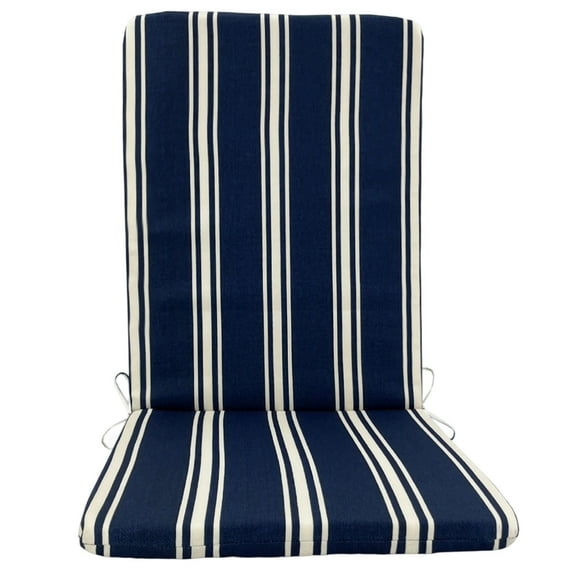 High Back Chair Cushions for Outdoor Use Patio Furniture Cushions Water Repellent and Fade Resistant Seat Cushion with Ties for Rocking Chairs Garden Porch Dining All Weather Decor