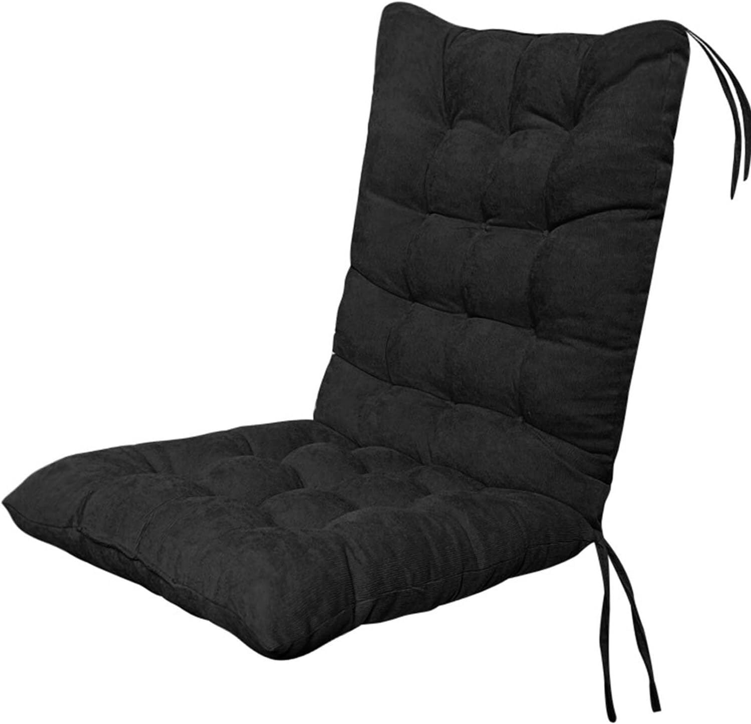 High Back Chair Seat Cushion Dining/Kitchen/Office Chair Pads with Ties Thickened One-Piece Rocking Chair Cushion, Indoor/Outdoor Furniture Patio Chair Cushion