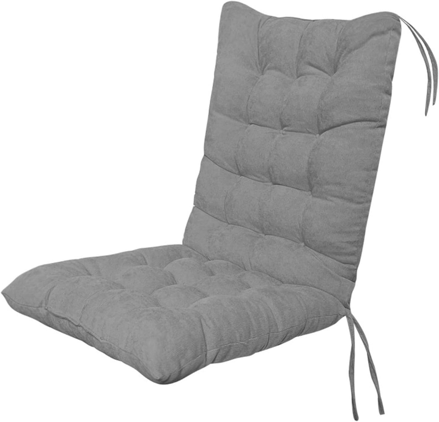 High Back Chair Seat Cushion Dining/Kitchen/Office Chair Pads with Ties Thickened One-Piece Rocking Chair Cushion, Indoor/Outdoor Furniture Patio Chair Cushion