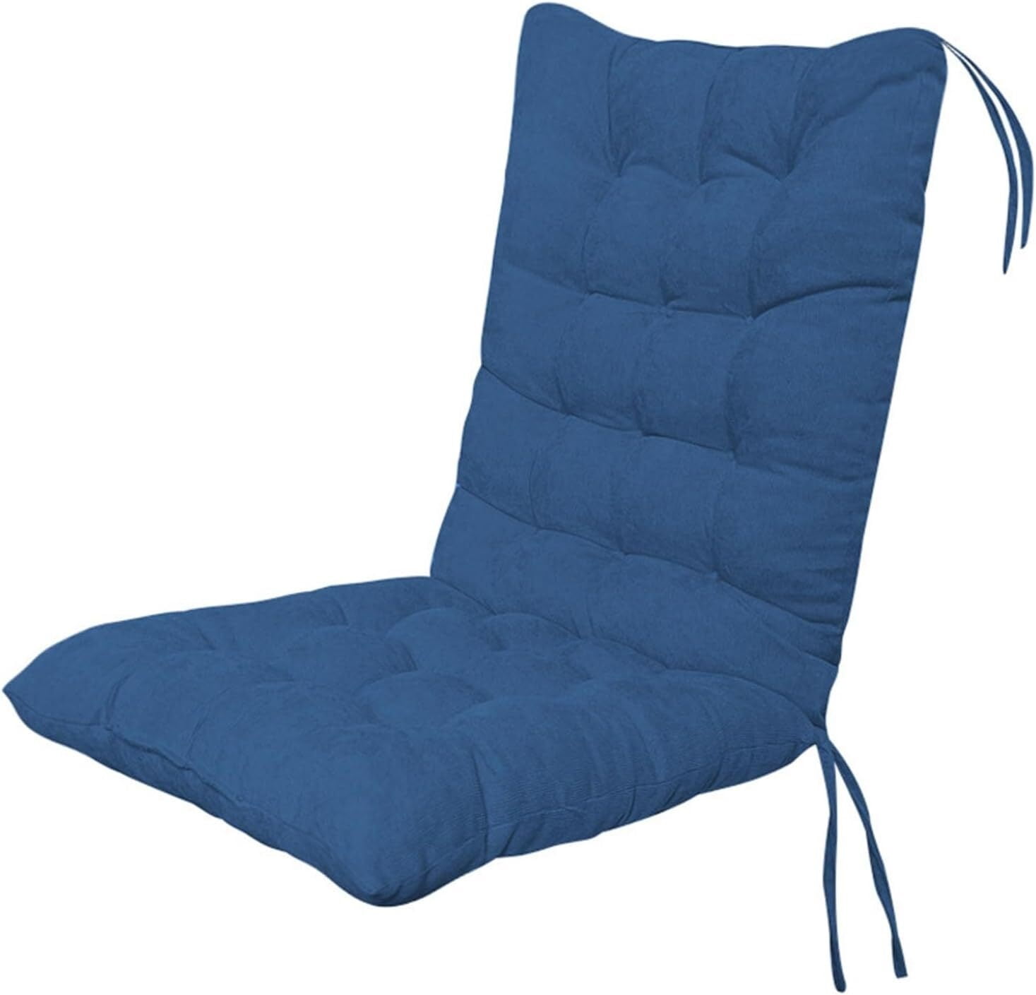 High Back Chair Seat Cushion Dining/Kitchen/Office Chair Pads with Ties Thickened One-Piece Rocking Chair Cushion, Indoor/Outdoor Furniture Patio Chair Cushion
