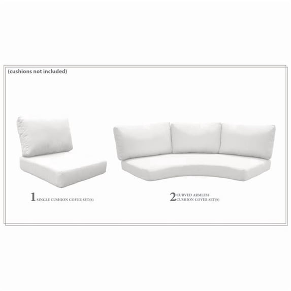TK Classics CK-HB-FLORENCE-06i-WHITE High Back Cover Set for Florence-06i, Sail White