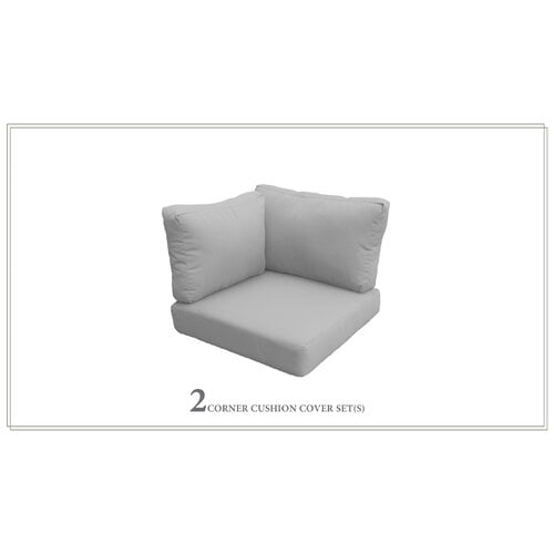 TK Classics CUSHIONS-CAPECOD-02a-GREY Cushion Set for Capecod-02a, Grey