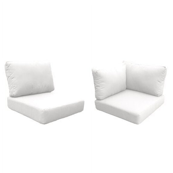 High Back Cushion Set for CAPECOD-09f in Sail White