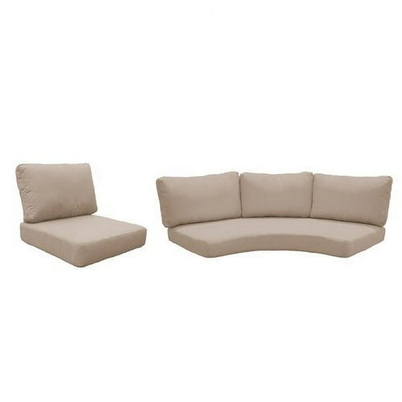 High Back Cushion Set for FAIRMONT-06e in Wheat