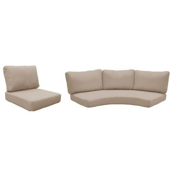 High Back Cushion Set for FAIRMONT-08h in Wheat