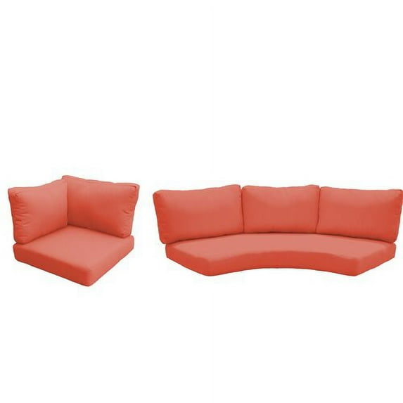 High Back Cushion Set for FLORENCE-04f in Tangerine